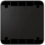 Коробка Ajax SurfaceBox black для зовнішнього монтажу одного пристрою LightSwitch чи Outlet
