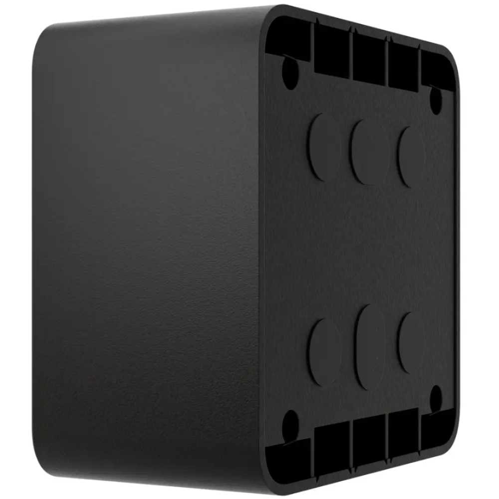Коробка Ajax SurfaceBox black для зовнішнього монтажу одного пристрою LightSwitch чи Outlet