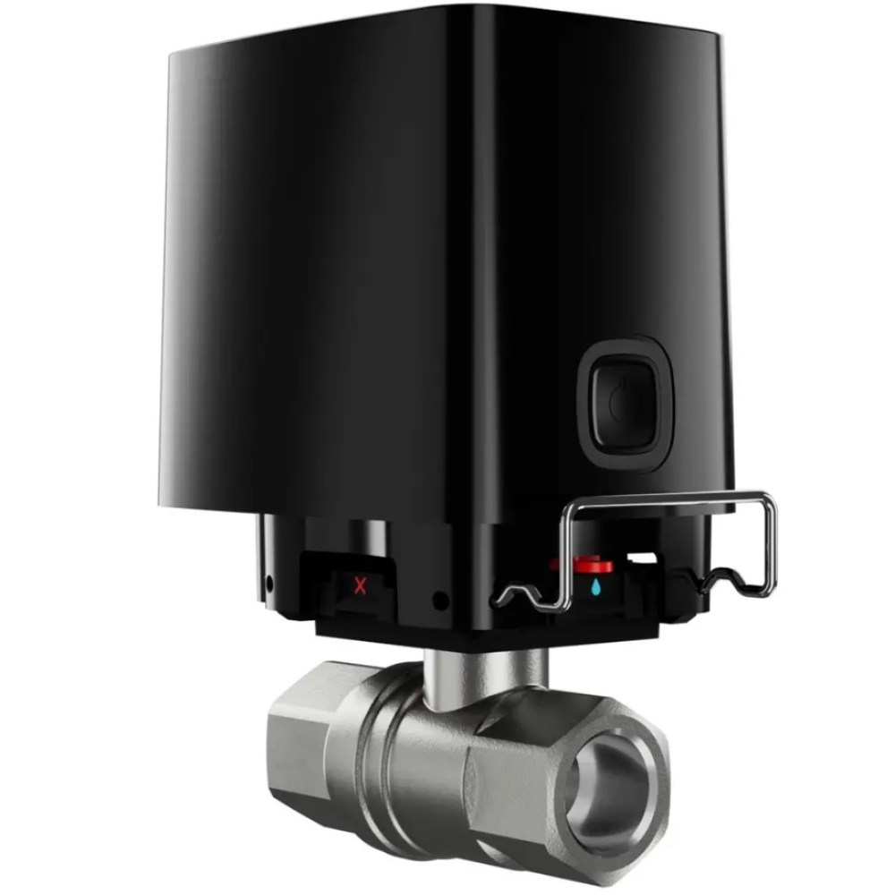 Система предотвращения затопления Ajax Hub 2 (2G) Jeweller + WaterStop 1 (DN 25) + LeaksProtect black