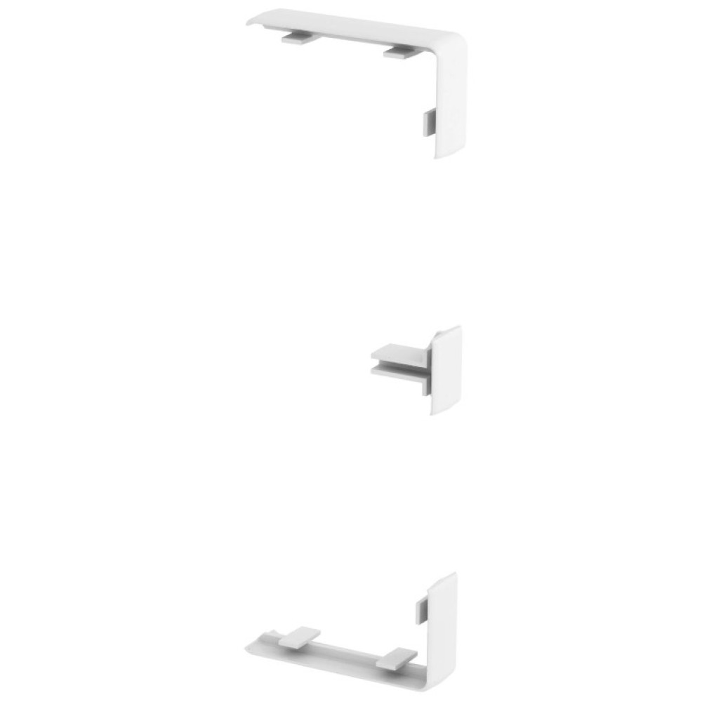 Накладка на стык OBO Bettermann 100x53 мм, 165x53 мм Rapid 45 / ПК / АБС 6113020