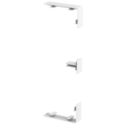Накладка на стык OBO Bettermann 100x53 мм, 165x53 мм Rapid 45 / ПК / АБС 6113020