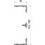 Накладка на стык OBO Bettermann 100x53 мм, 165x53 мм Rapid 45 / ПК / АБС 6113020