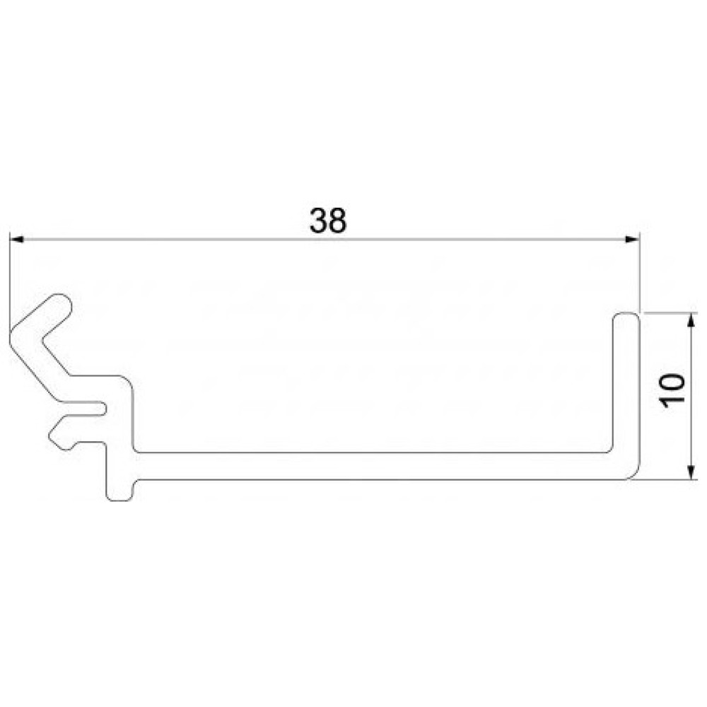 Разделительная перегородка OBO Bettermann из ПВХ GK-TW53 6113290