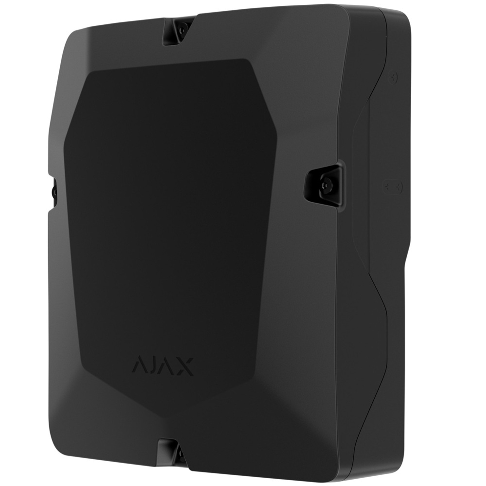 Корпус Ajax Case D (430) Fibra black для захищеного дротового під'єднання пристроїв Ajax (65977.186.BL)