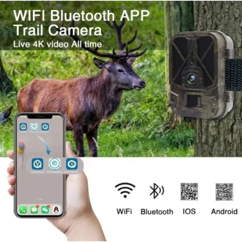 Фотоловушка Suntek WiFi940Pro Li (30 Мп, Bluetooth)