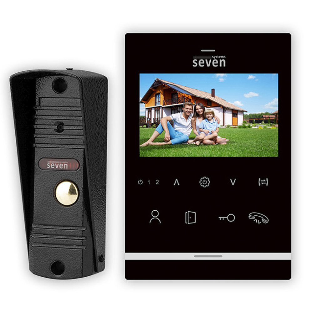 Комплект домофону SEVEN DP–7542 Kit black