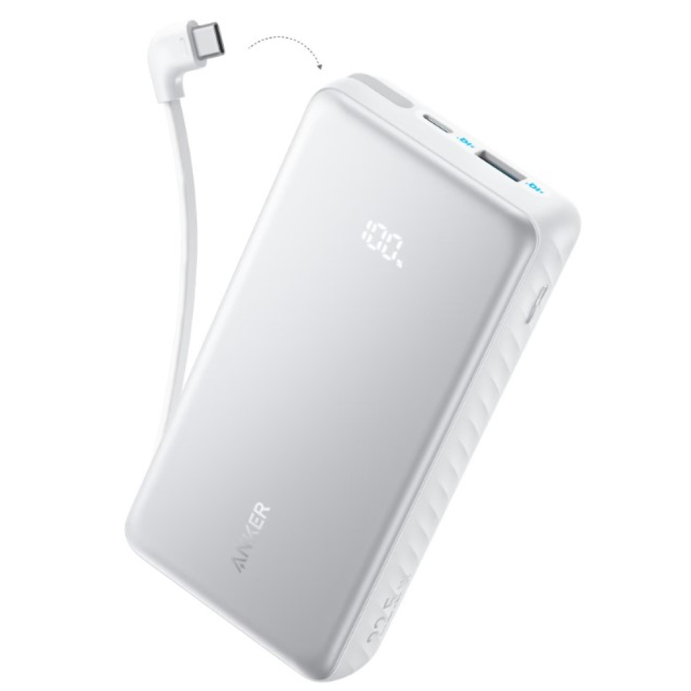Павербанк Anker Zolo 20000 мА·г / 22.5 Вт White (A110EH21)