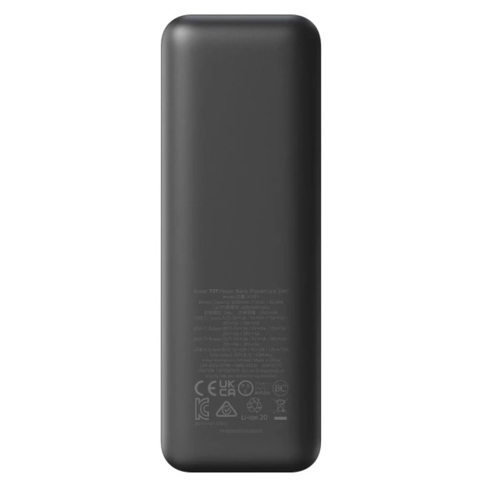 Павербанк Anker PowerCore 737 GaNPrime 24000 мА·г / 140 Вт Black (A1289011)