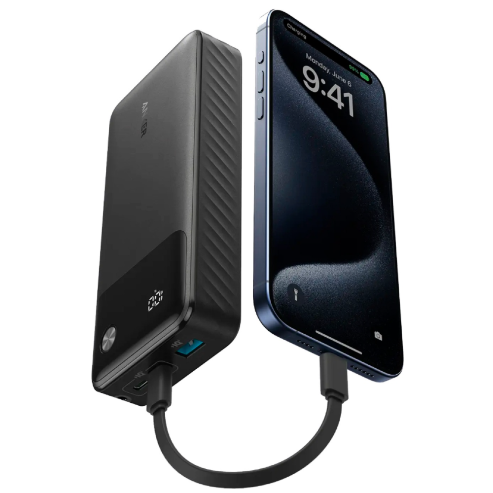Павербанк Anker PowerCore 20000 мА·ч / 30 Вт Black (A1384G11)