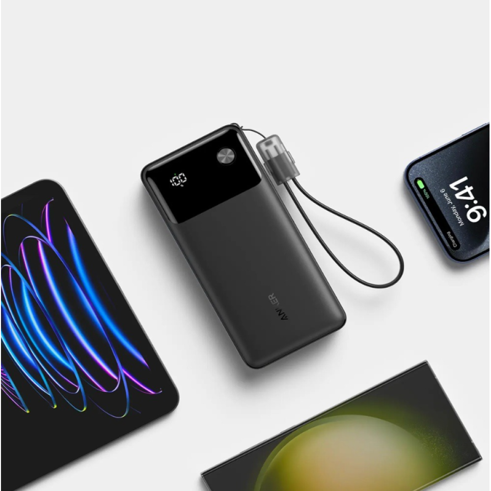 Павербанк Anker PowerCore 20000 мА·ч / 30 Вт Black (A1384G11)