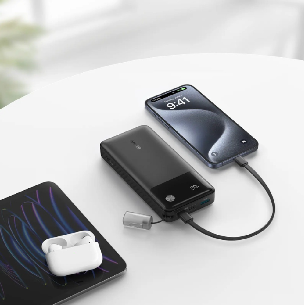 Павербанк Anker PowerCore 20000 мА·ч / 30 Вт Black (A1384G11)