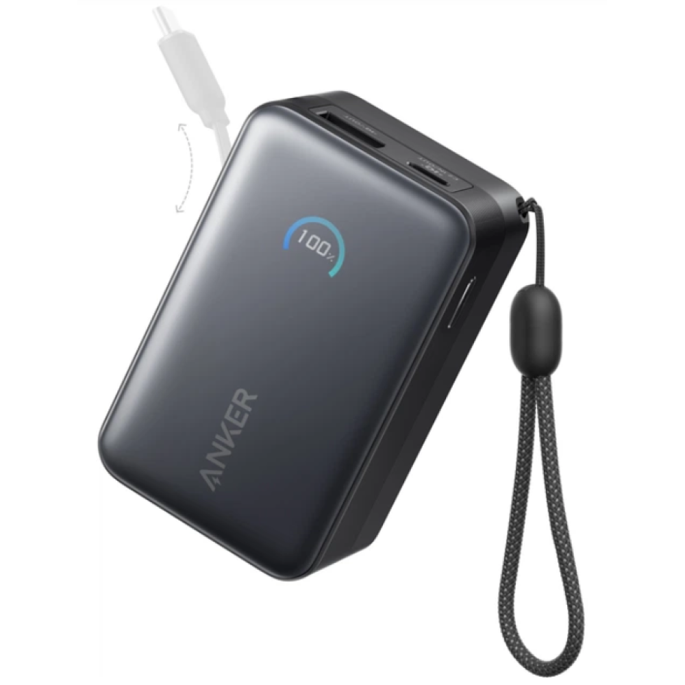 Павербанк Anker Nano 10000 мА·г / 45 Вт Black (A1638H11)