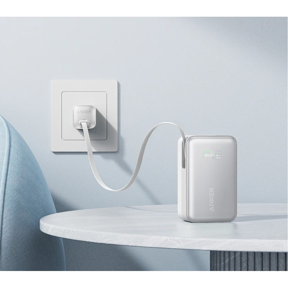 Павербанк Anker Nano 10000 мА·ч / 45 Вт White (A1638H21)