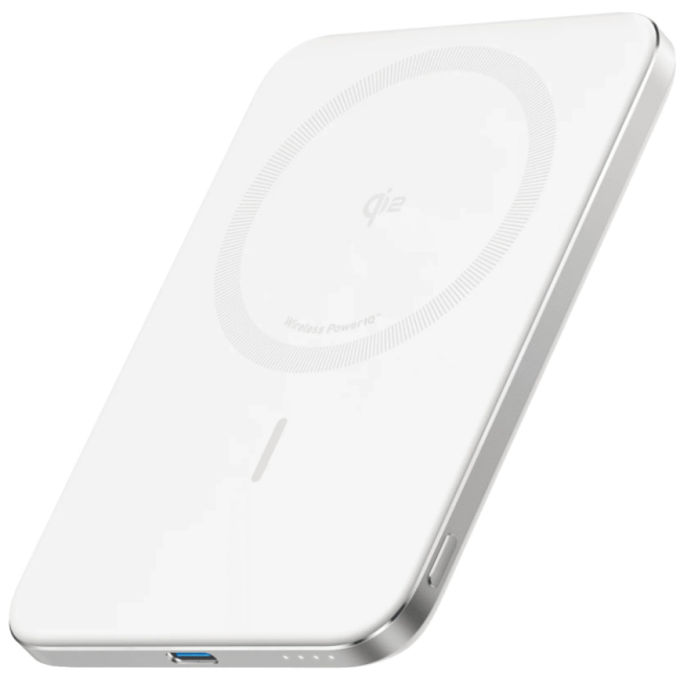 Павербанк Anker Nano MagGo Slim 5000 мА·г / 20 Вт White (A1665H21) 