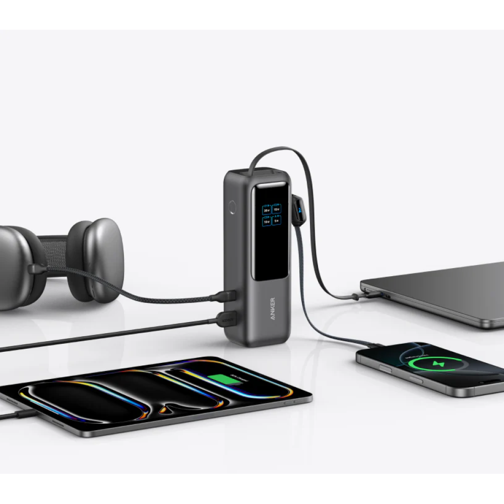 Павербанк для ноутбуков Anker Laptop 25000 мА·ч / 165 Вт Space Black (A1695H11)