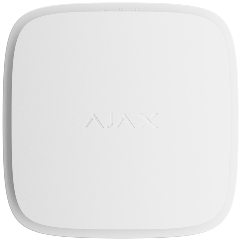 Бездротовий датчик диму Ajax FireProtect 2 SB (Heat/Smoke) Jeweller white з сенсором температури (52254.149.WH1)