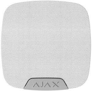 Бездротова кімнатна сирена Ajax HomeSiren Jeweller white (38111.11.WH1)