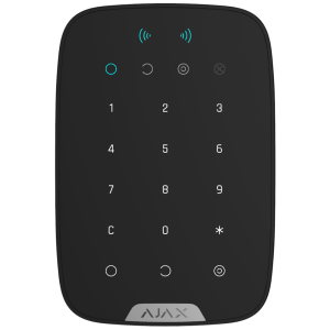 Бездротова сенсорна клавіатура Ajax KeyPad Plus Jeweller black  (38252.83.BL1)