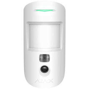 Бездротовий датчик руху Ajax MotionCam (PhOD) Jeweller white з підтримкою фотоверифікації