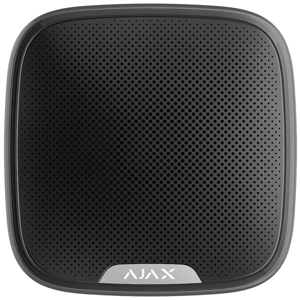 Бездротова вулична сирена Ajax StreetSiren Jeweller black (38179.07.BL1)