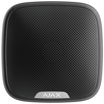 Бездротова вулична сирена Ajax StreetSiren Jeweller black (38179.07.BL1)