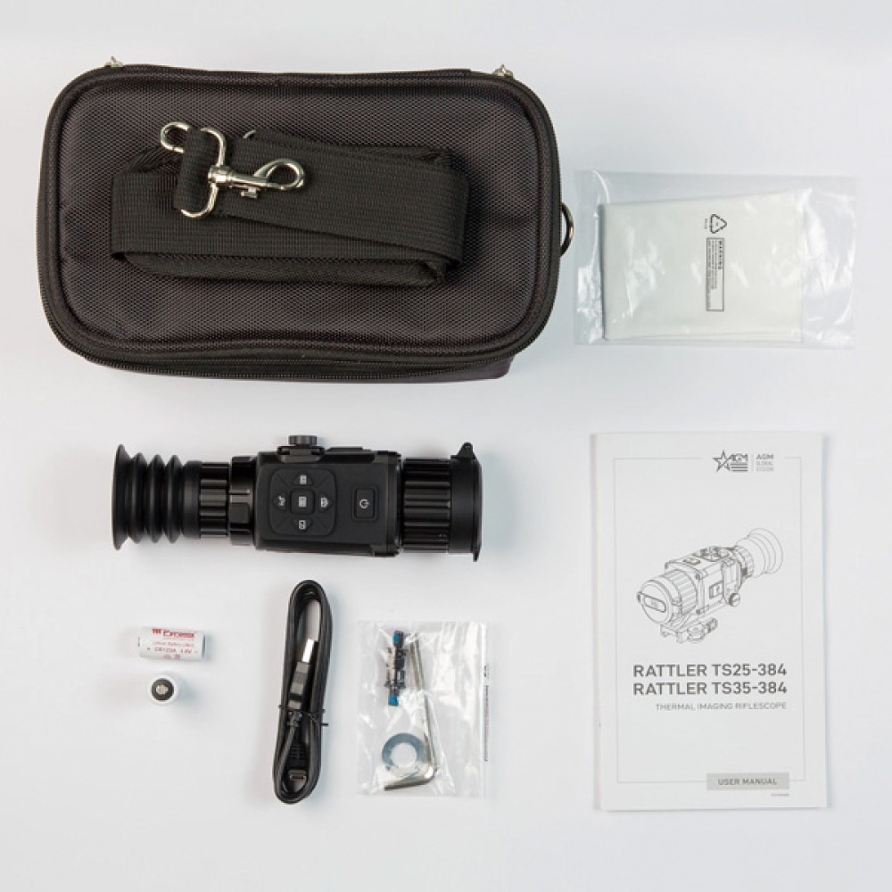 Тепловизионный прицел AGM Rattler TS35-384