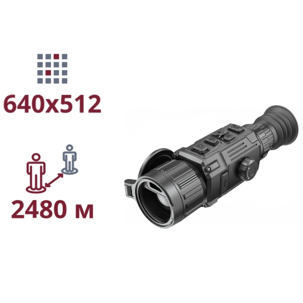 Тепловізійний приціл AGM RattlerV3 LRF 35-640