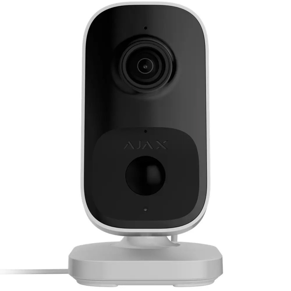 Комплект беспроводной сигнализации Ajax StarterKit black + Wi-Fi камера IndoorCam white