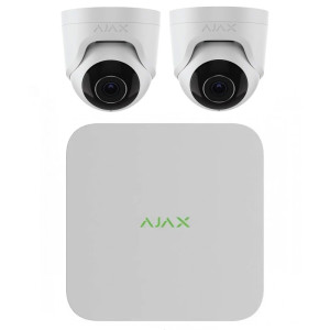 Комплект IP відеоспостереження Ajax TurretCam 2 Video Kit (5 MP/2.8 mm)