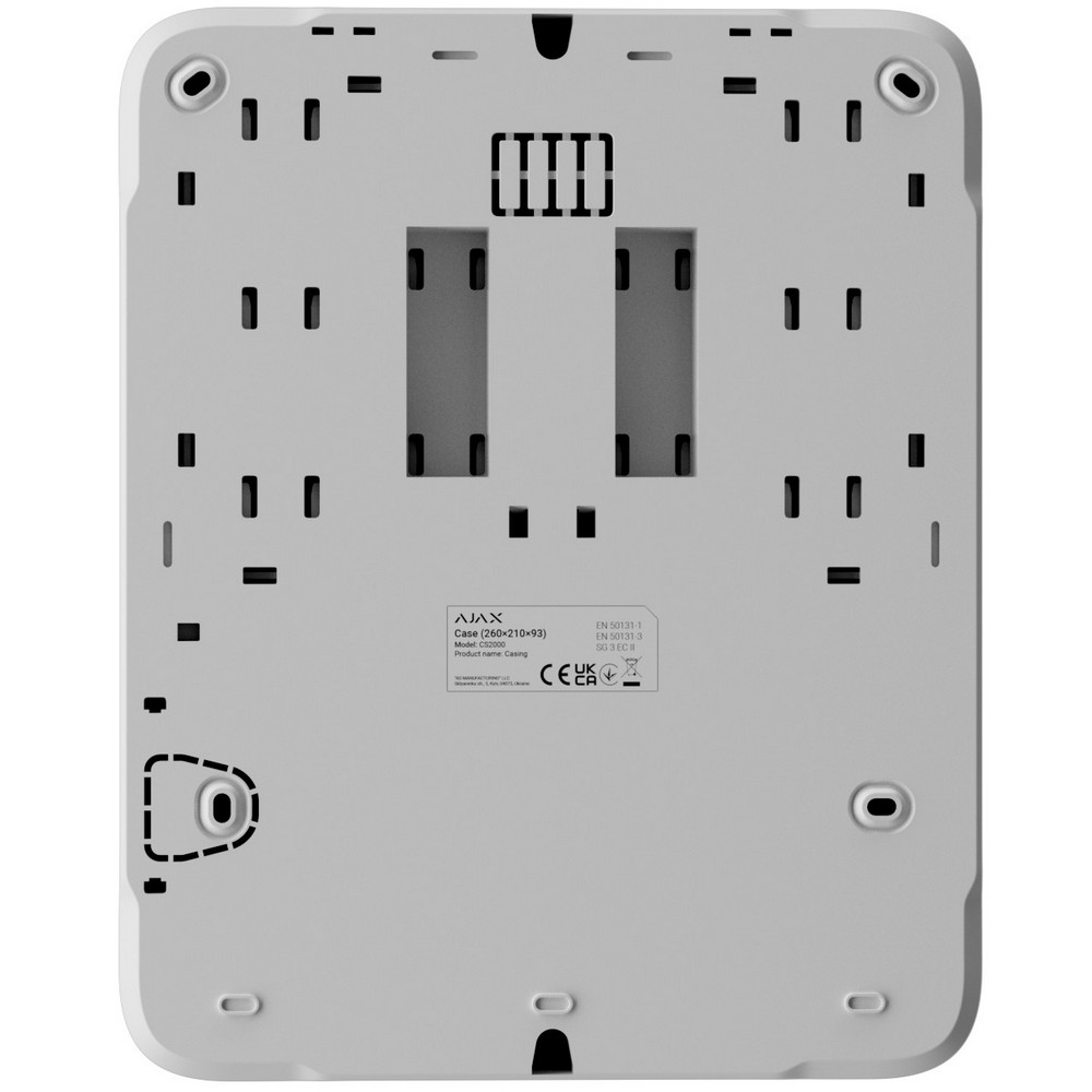 Корпус Ajax Case C (260) white для защищенного проводного подключения устройств Ajax (67828.186.WH)