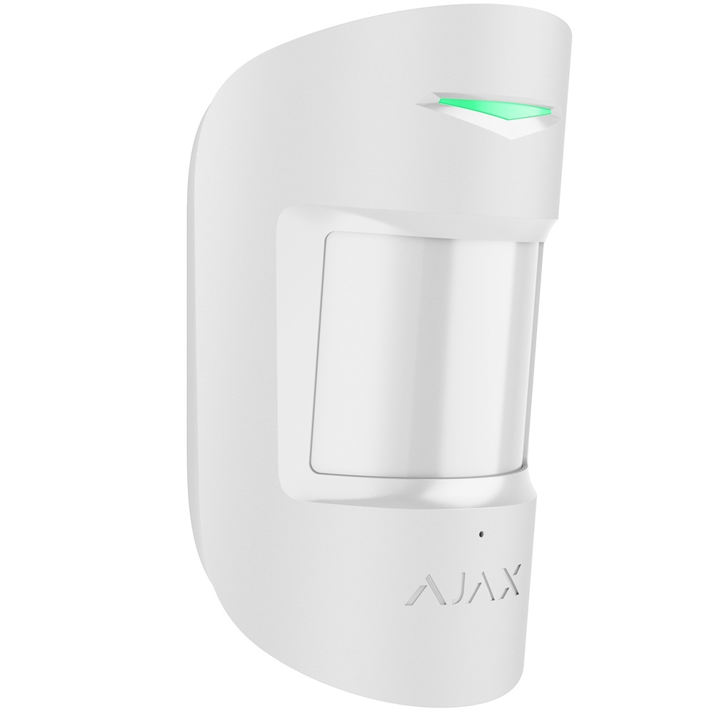 Беспроводный датчик движения и разбития Ajax CombiProtect Jeweller white (38097.06.WH1)