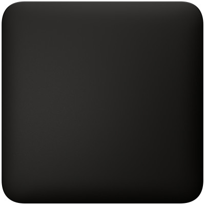 Заглушка монтажної коробки Ajax CoverPlate SoloCover black