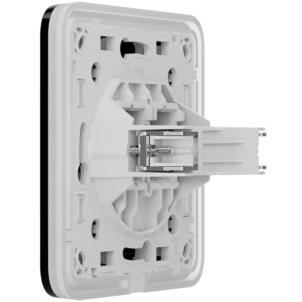 Заглушка монтажної коробки Ajax CoverPlate SoloCover black