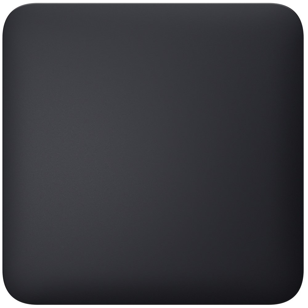 Заглушка монтажної коробки Ajax CoverPlate SoloCover graphite