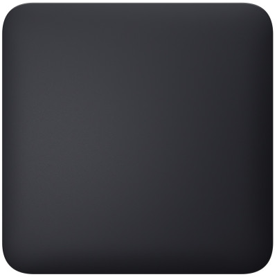 Заглушка монтажної коробки Ajax CoverPlate SoloCover graphite