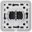 Заглушка монтажної коробки Ajax CoverPlate SoloCover graphite