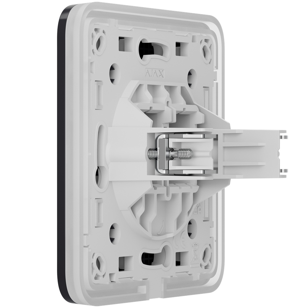 Заглушка монтажної коробки Ajax CoverPlate SoloCover graphite
