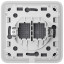 Заглушка монтажної коробки Ajax CoverPlate SoloCover grey