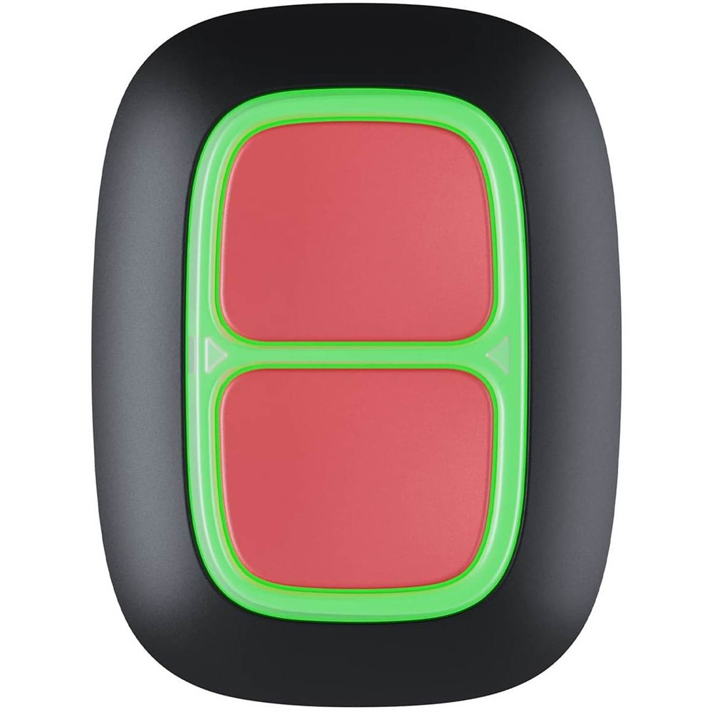 Тривожна кнопка Ajax DoubleButton Jeweller black (38102.79.BL1)