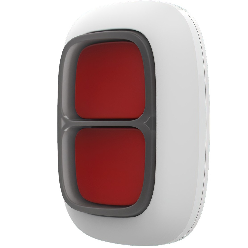 Тревожная кнопка Ajax DoubleButton Jeweller white (38103.79.WH1)