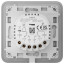 Умный сенсорный двухклавишный проходной выключатель света Ajax LightSwitch (2-gang/2-way) Jeweller black