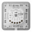 Розумний сенсорний двоклавішний прохідний вимикач світла Ajax LightSwitch (2-gang/2-way) Jeweller graphite