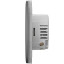Умный сенсорный двухклавишный проходной выключатель света Ajax LightSwitch (2-gang/2-way) Jeweller grey