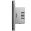 Бездротовий розумний сенсорний перехресний вимикач світла Ajax LightSwitch (Crossover) Jeweller Graphite