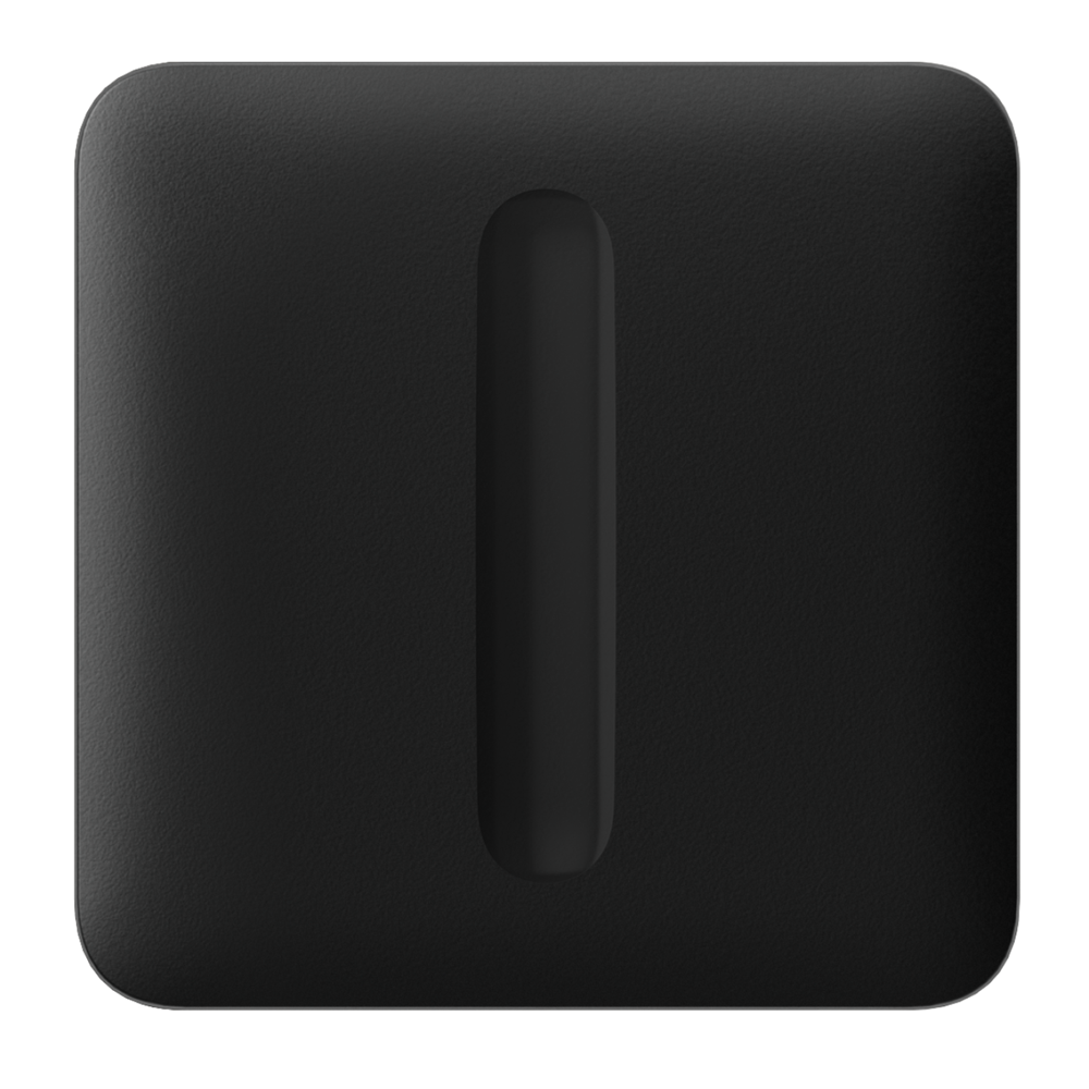 Бездротовий розумний сенсорний димерний вимикач світла Ajax LightSwitch (Dimmer) Jeweller black