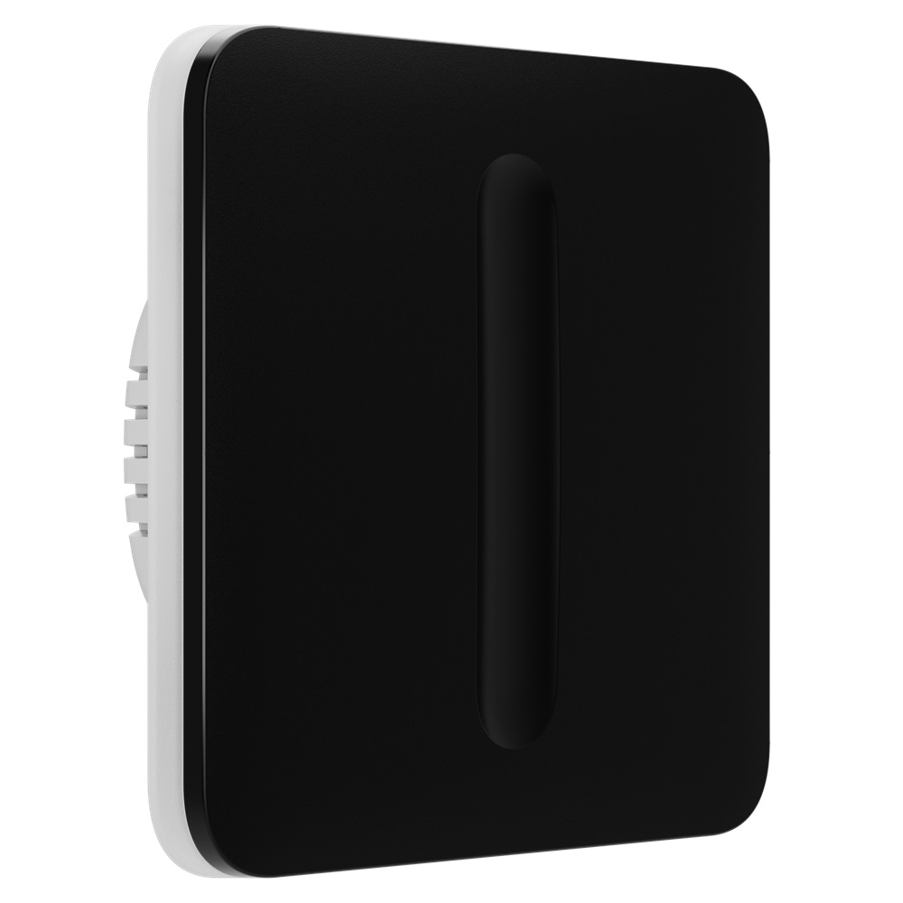 Бездротовий розумний сенсорний димерний вимикач світла Ajax LightSwitch (Dimmer) Jeweller black