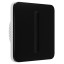 Бездротовий розумний сенсорний димерний вимикач світла Ajax LightSwitch (Dimmer) Jeweller black