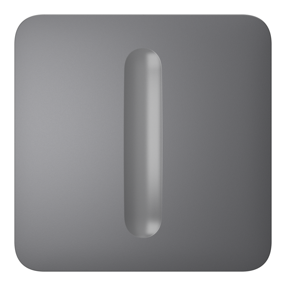 Бездротовий розумний сенсорний димерний вимикач світла Ajax LightSwitch (Dimmer) Jeweller fog