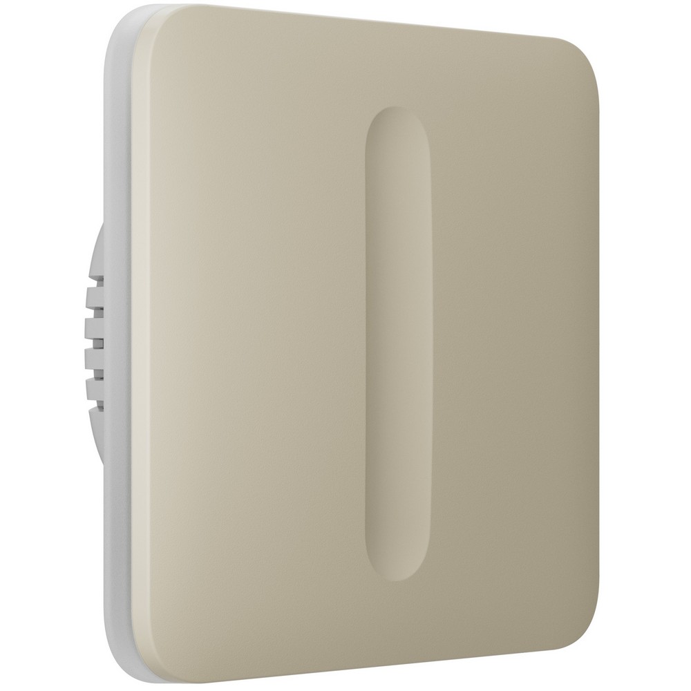 Беспроводной умный сенсорный диммерный выключатель света Ajax LightSwitch (Dimmer) Jeweller ivory