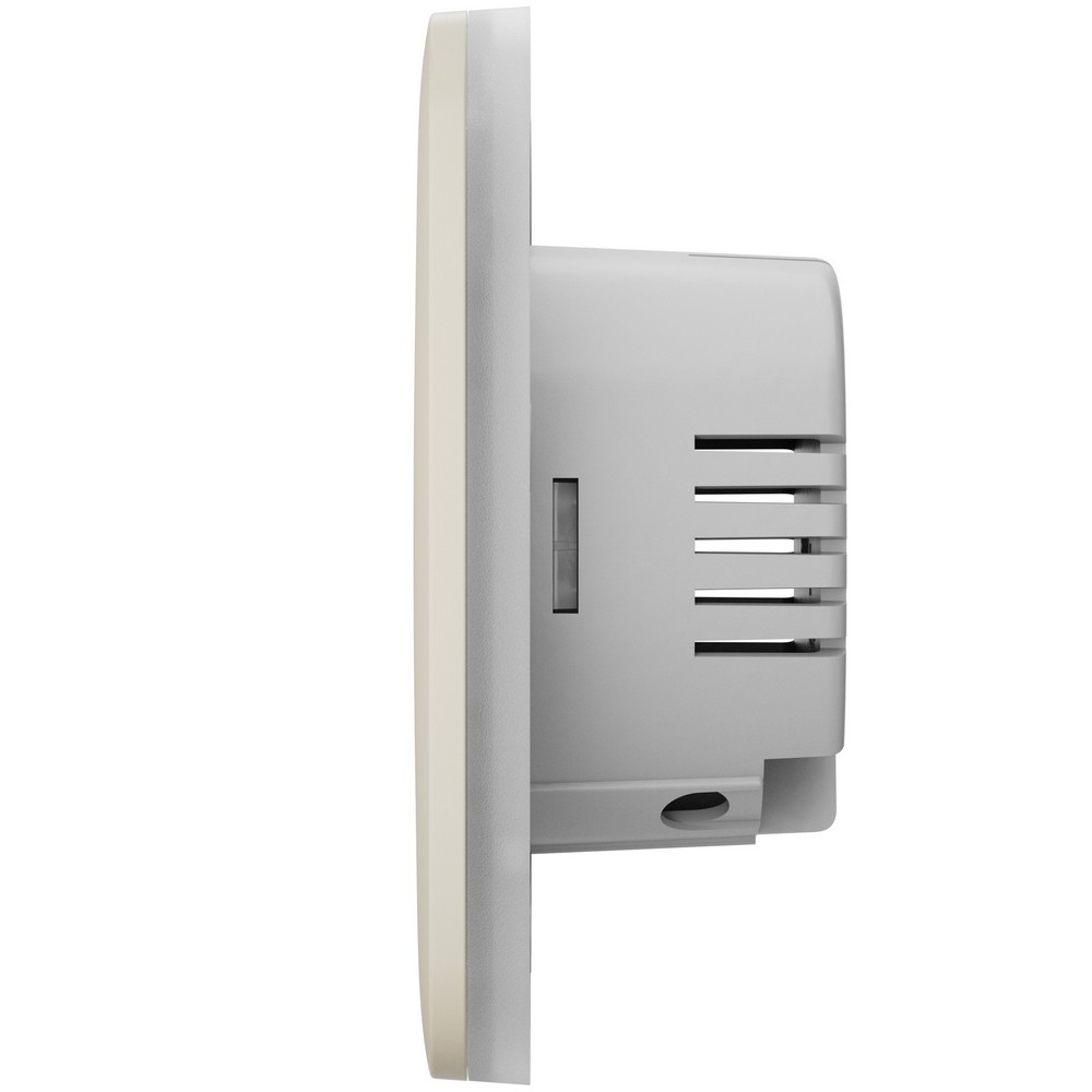 Беспроводной умный сенсорный диммерный выключатель света Ajax LightSwitch (Dimmer) Jeweller ivory